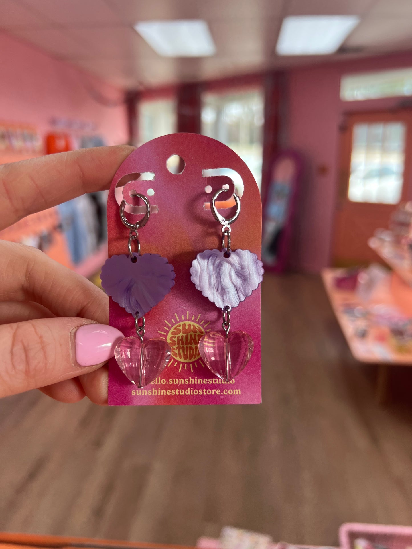 Sweet Love Heart Earrings