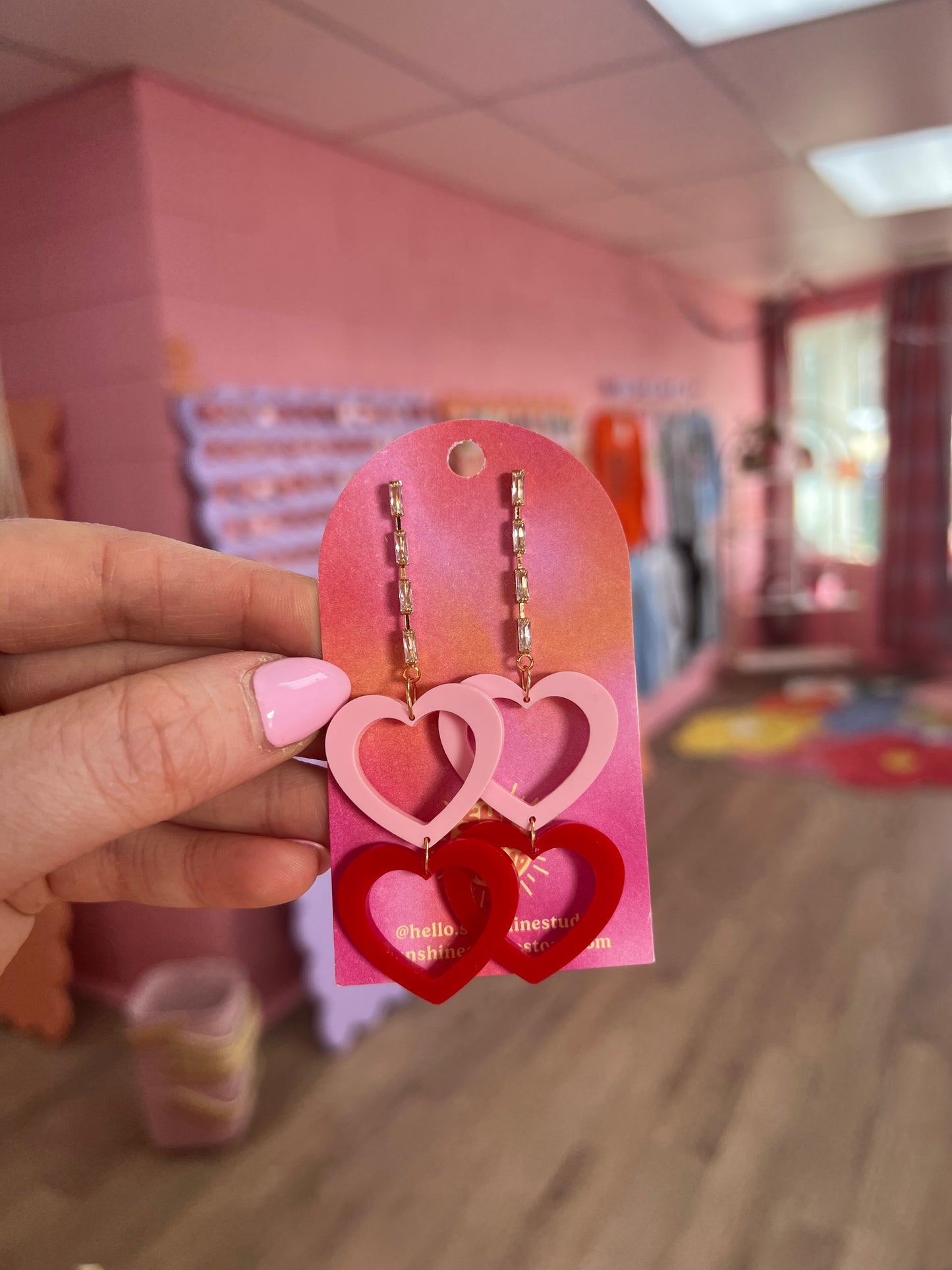 Sweet Love Heart Earrings