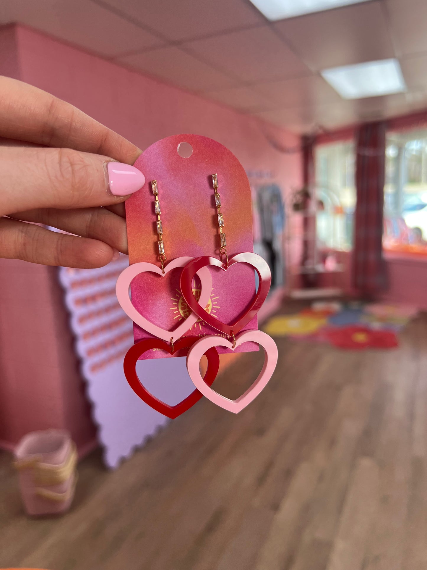 Sweet Love Heart Earrings