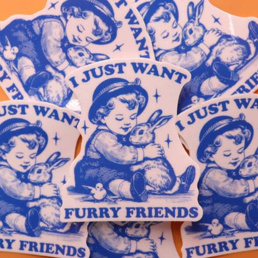 "...Furry Friends" Sticker