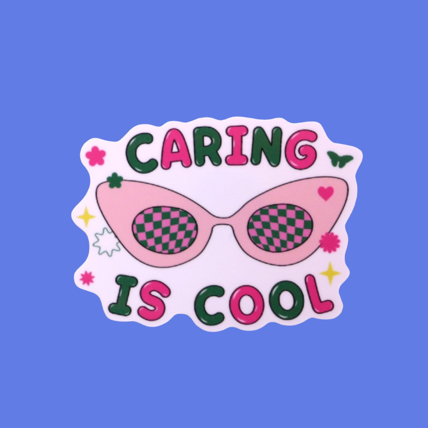 "Caring is Cool" Sticker