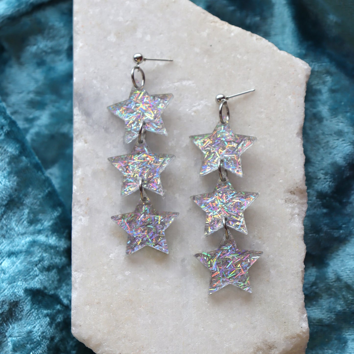 Cascading Forever Stars Earrings