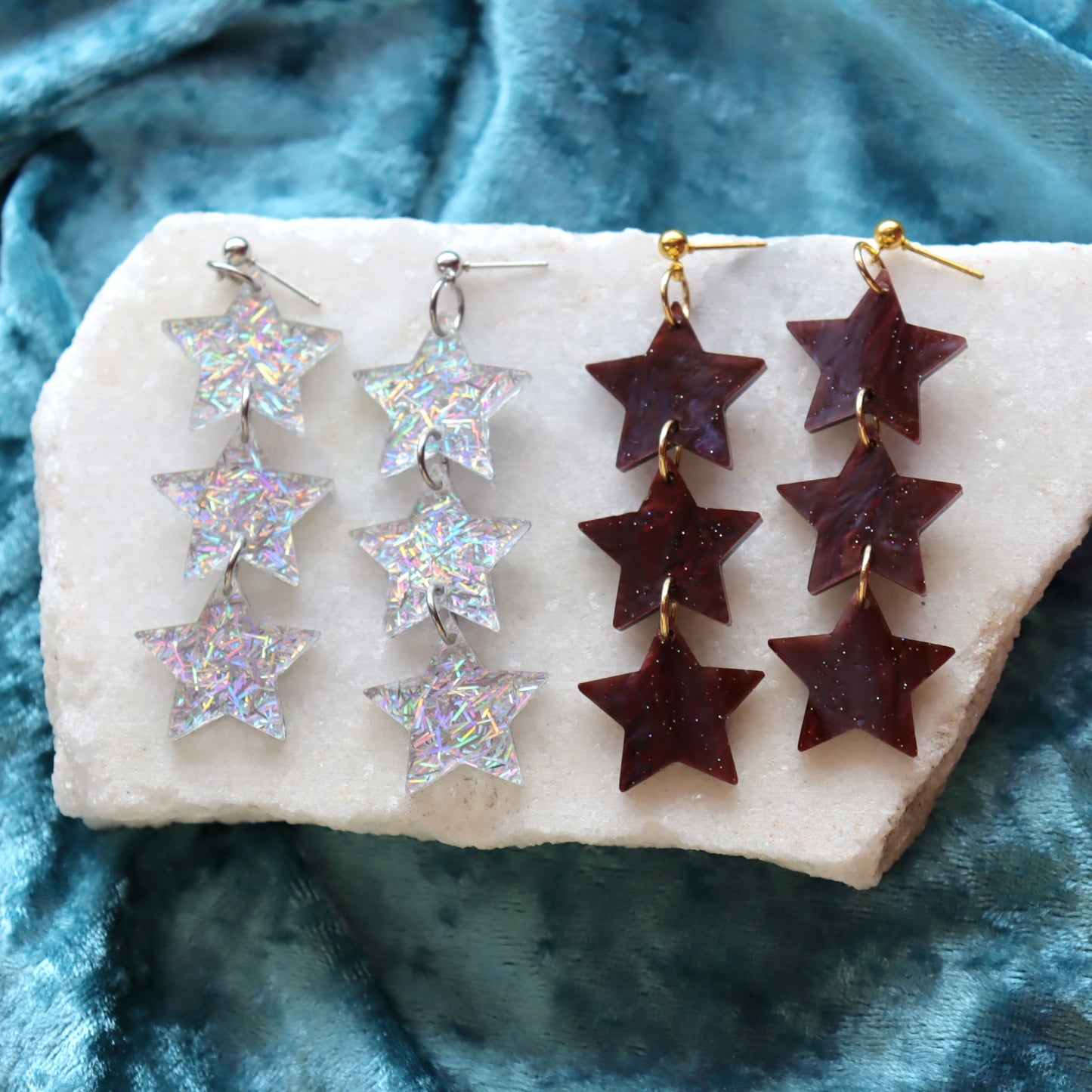 Cascading Forever Stars Earrings