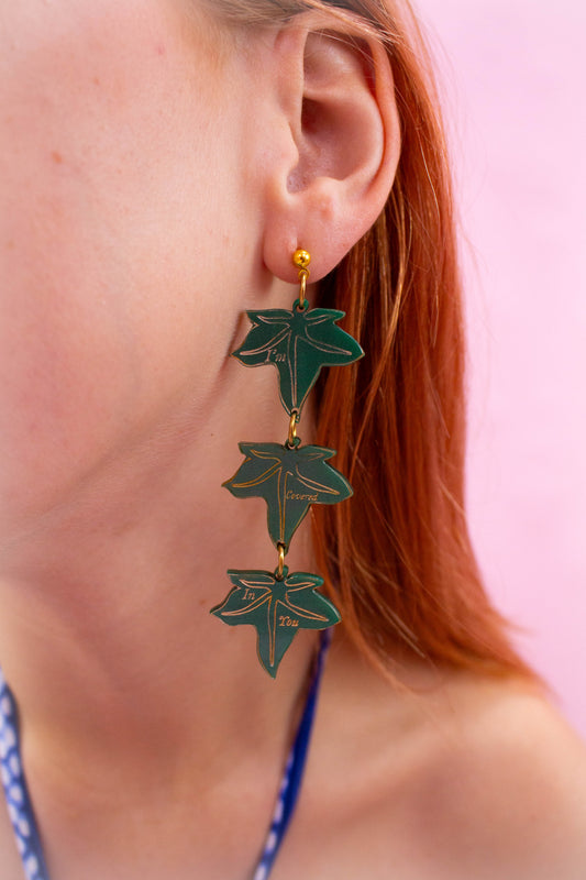 "I'm Covered in You" Ivy Earrings