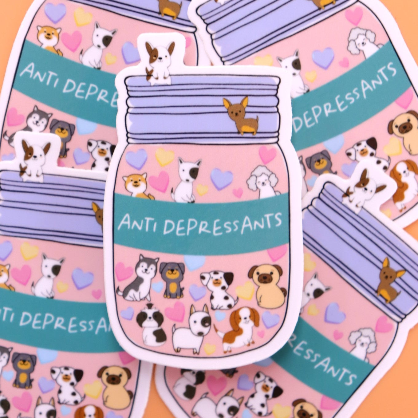 Anti-Depressants Stickers