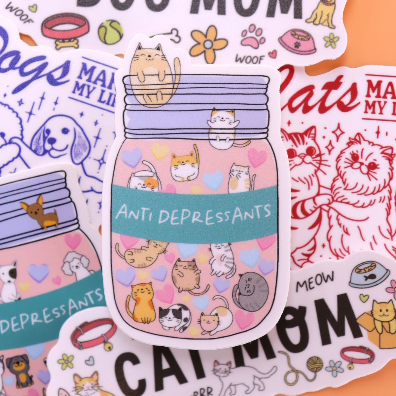 Anti-Depressants Stickers