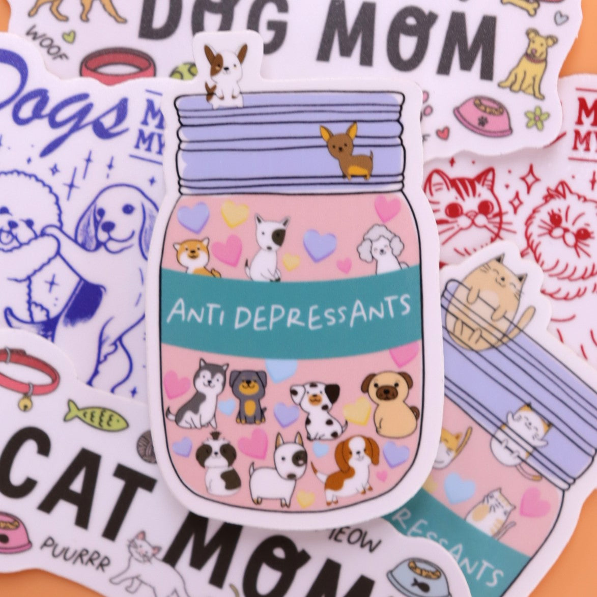 Anti-Depressants Stickers