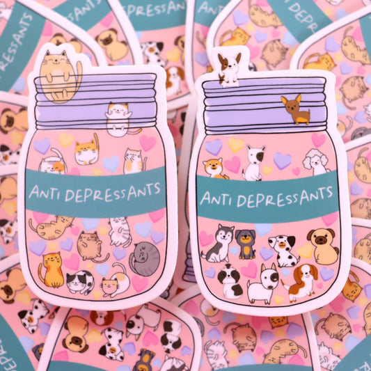 Anti-Depressants Stickers