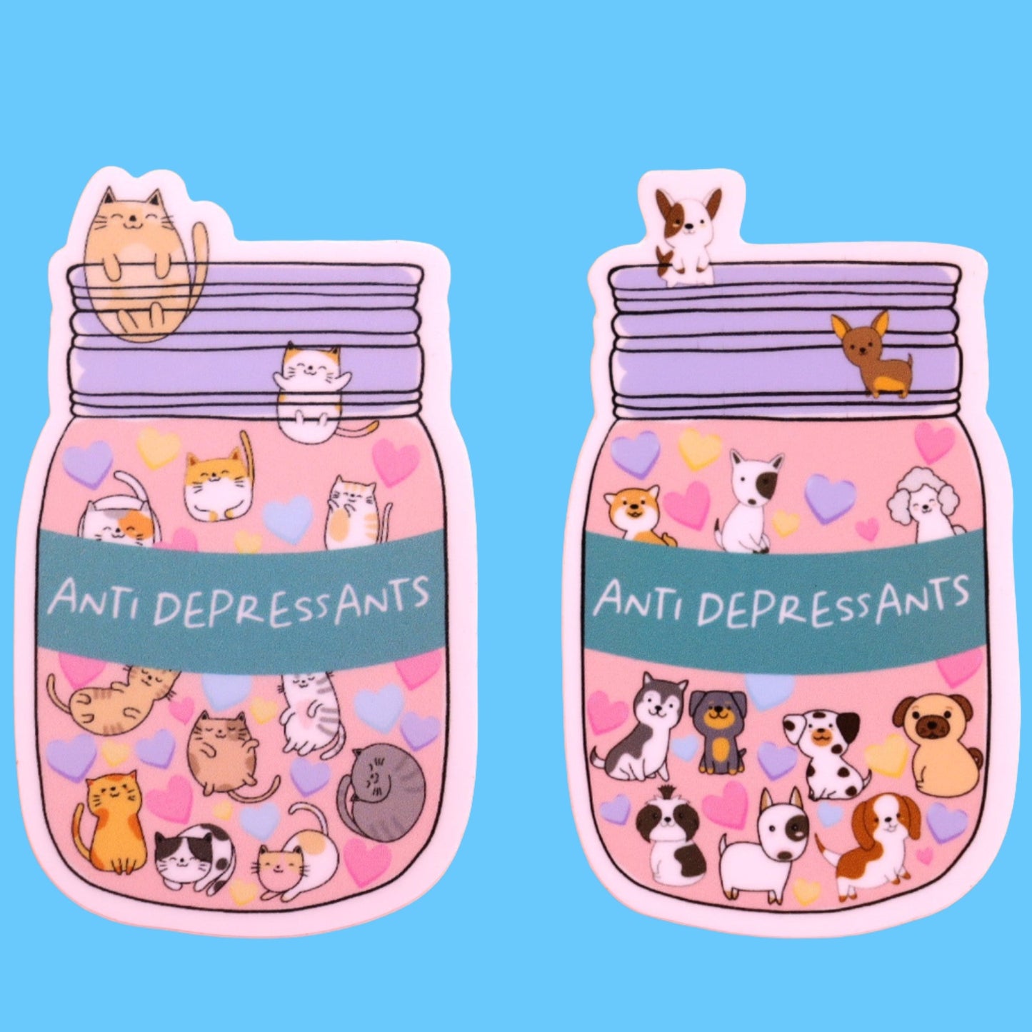 Anti-Depressants Stickers