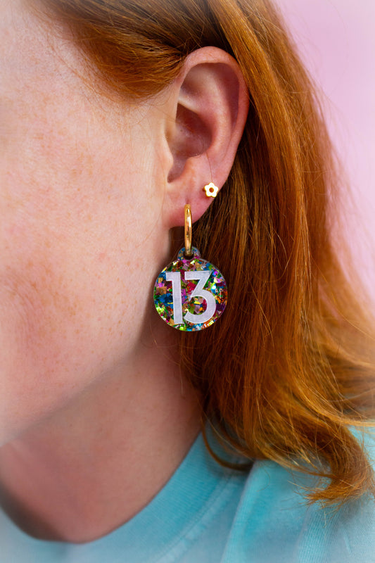 13 Swiftie Confetti Earrings