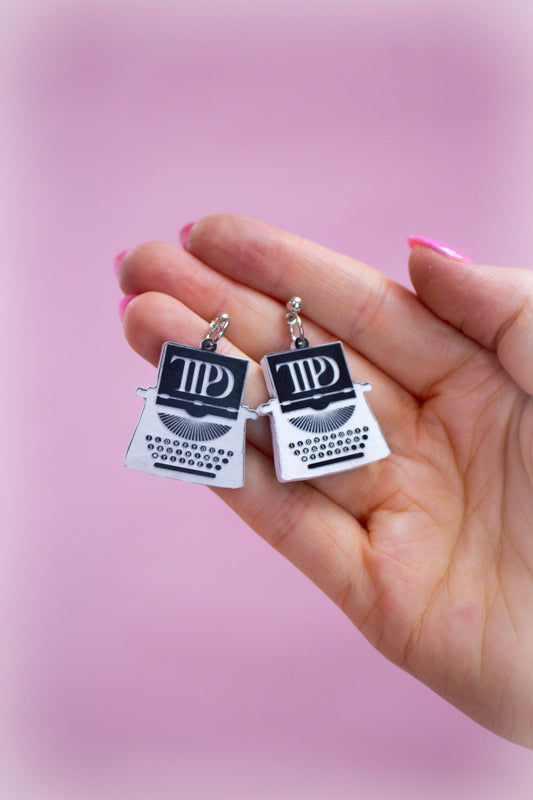 "I Love You, It's Ruining My Life" TTPD Typewriter Earrings