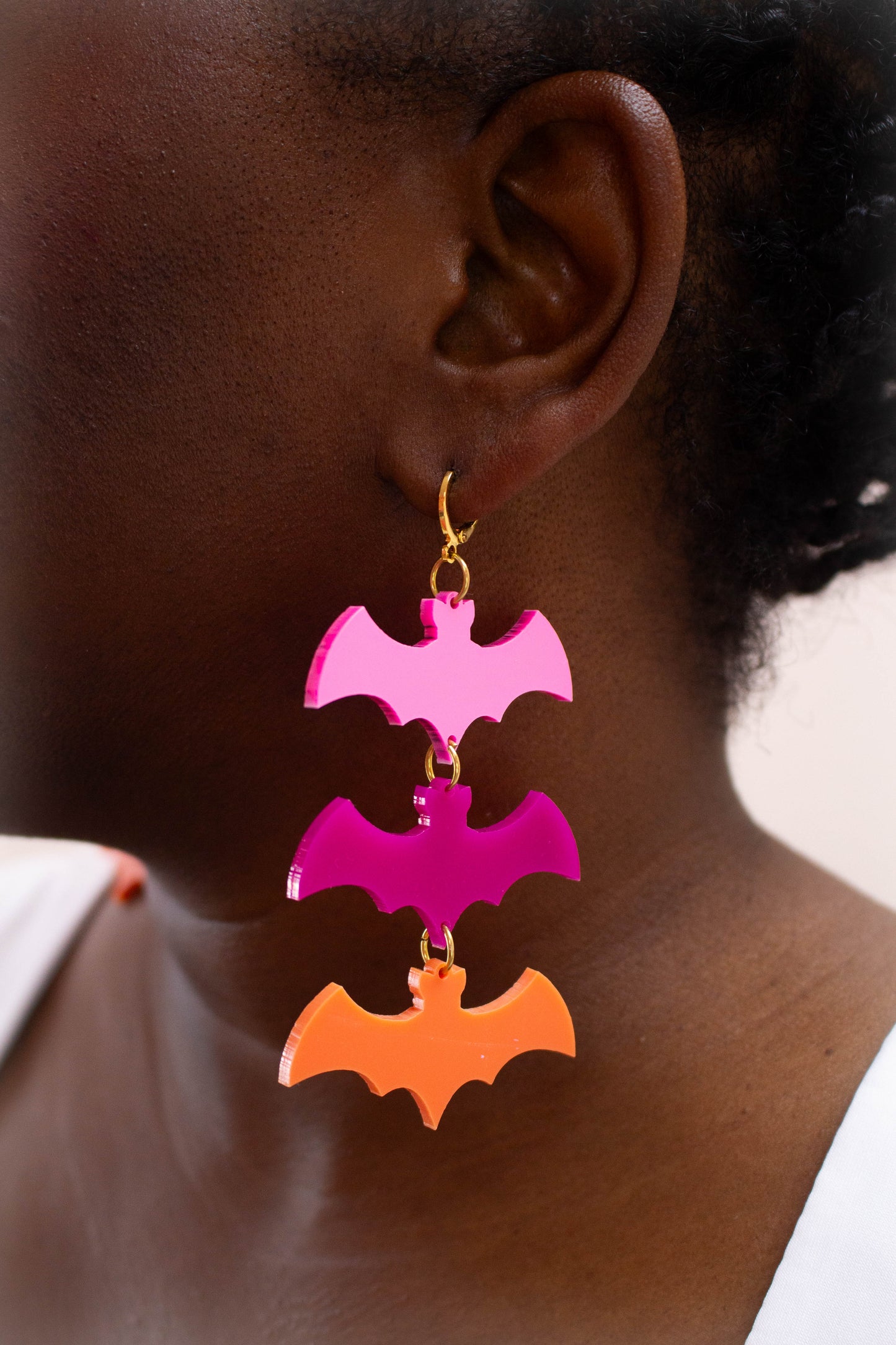 Sunset Bat Colony Earrings