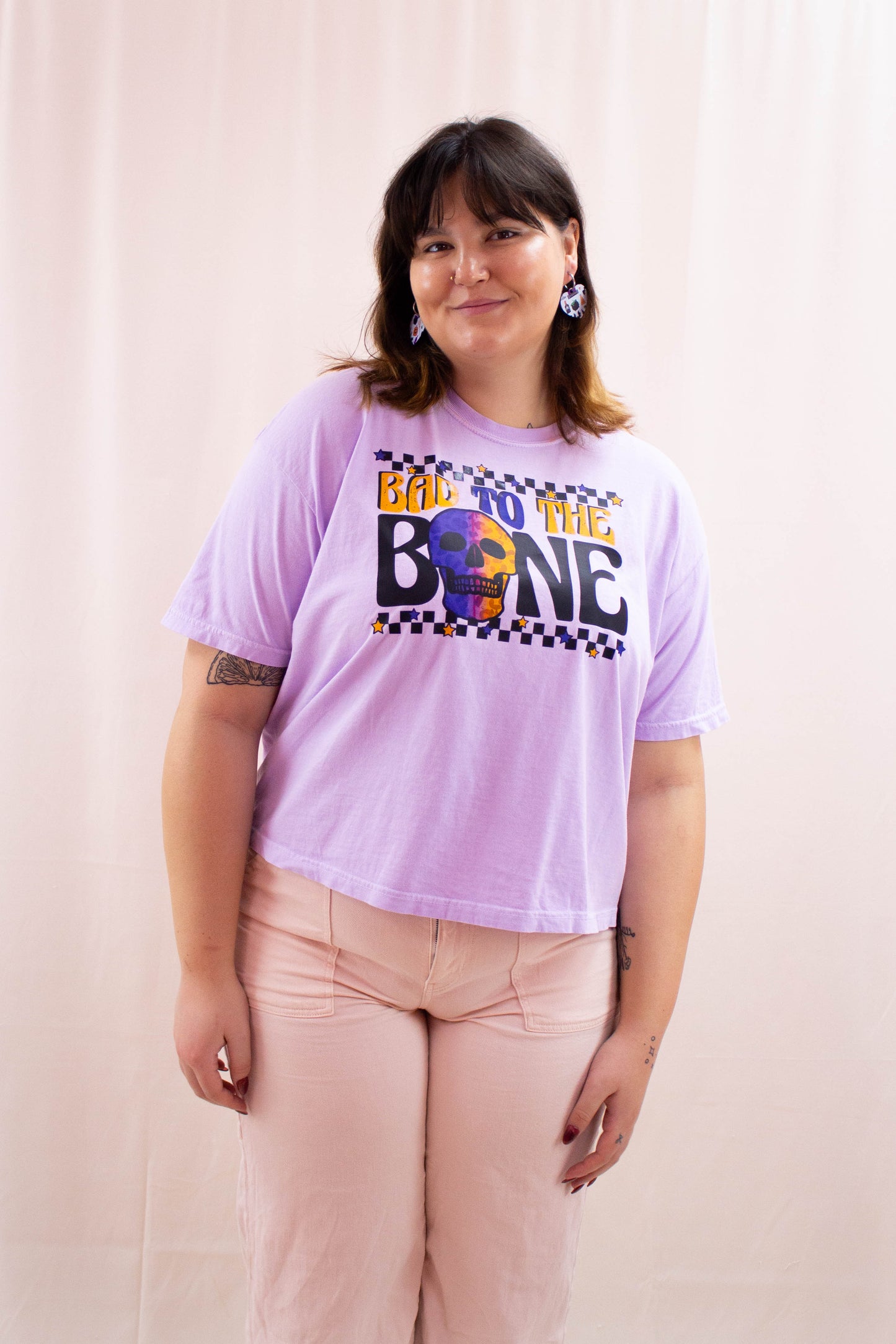 "Bad to the Bone" Colorful Shirt