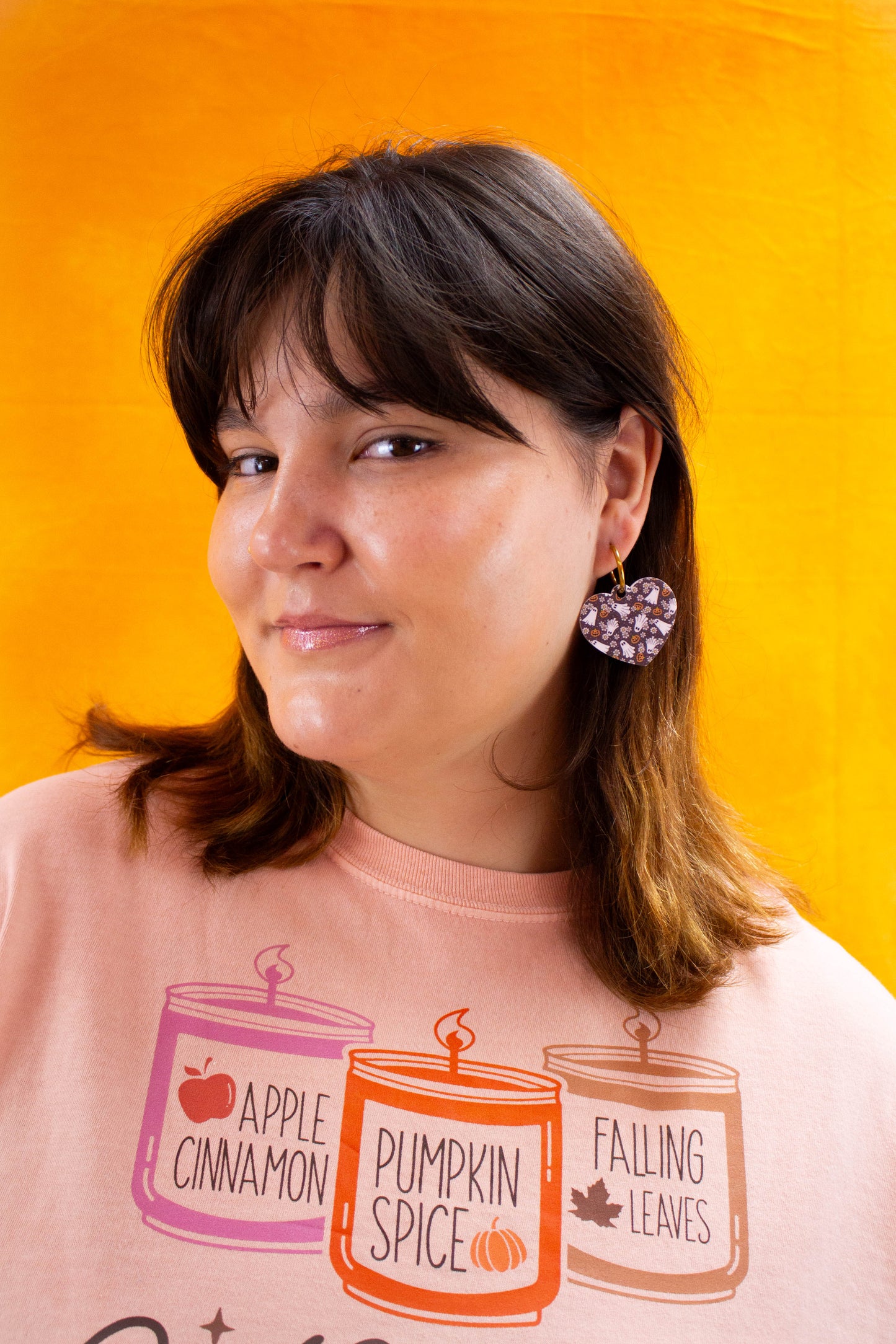 2-in-1 Spooky Sweetheart Heart Earrings