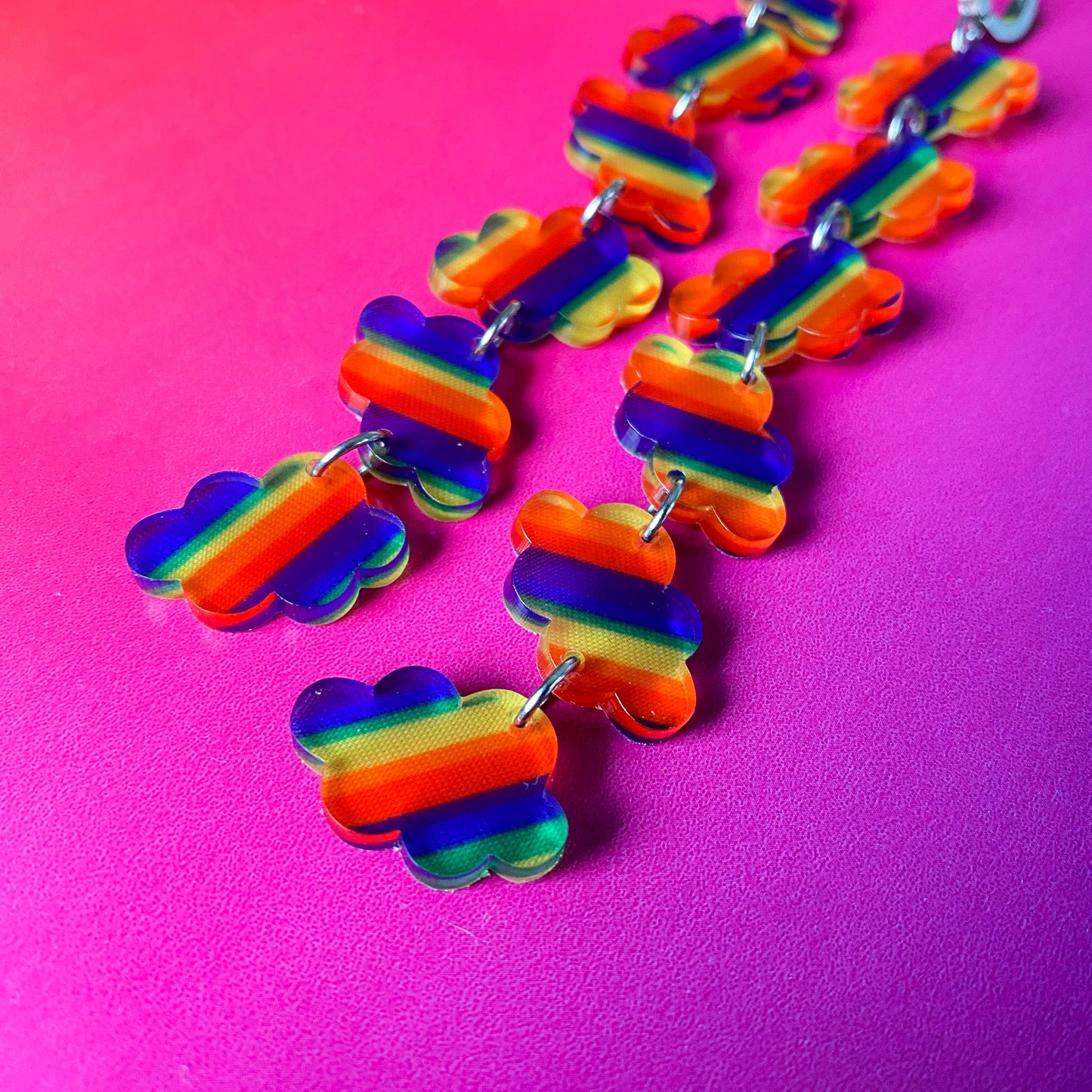 Rainbow Cloud Earrings