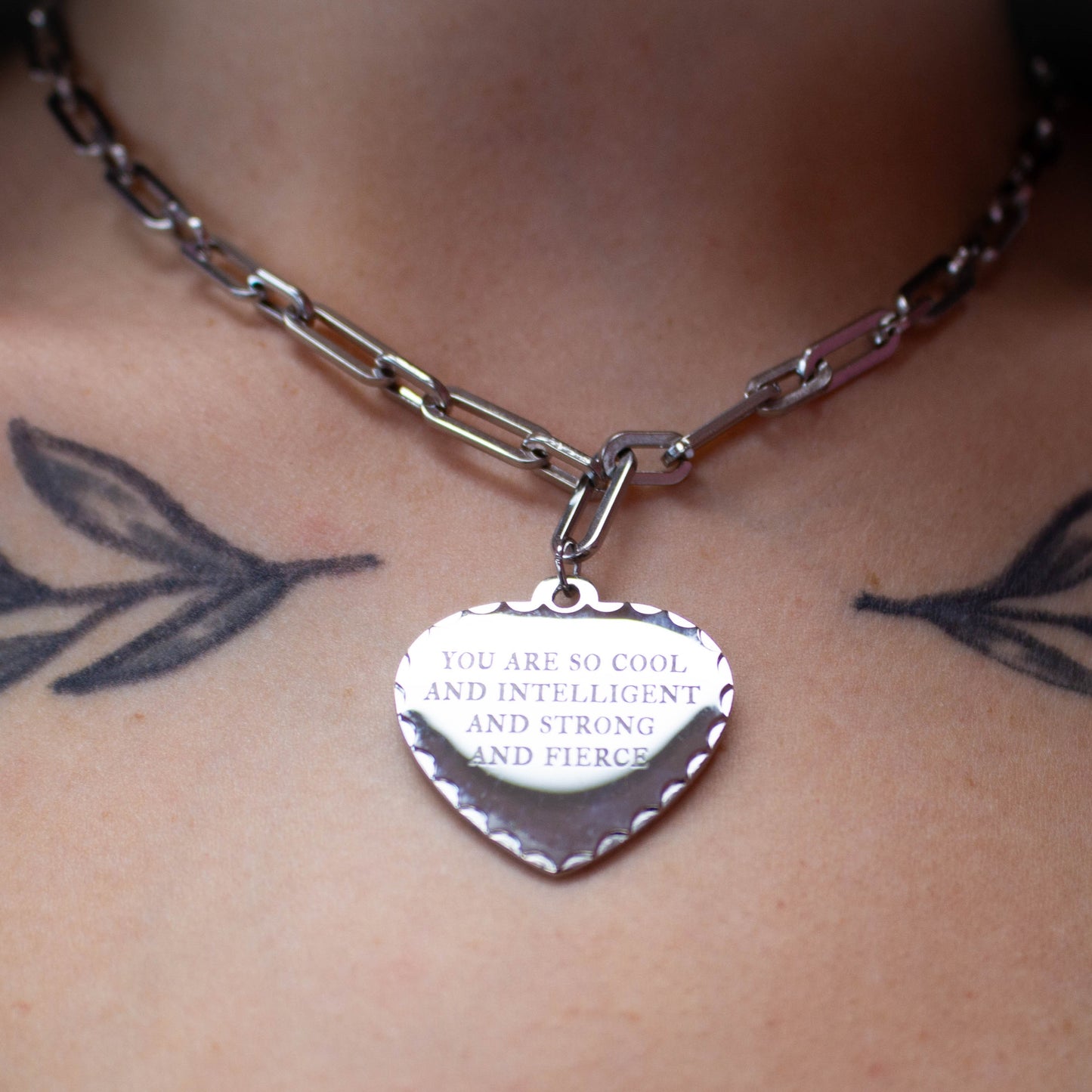 Affirmations Engraved Necklace