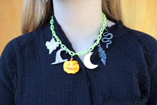 Spooky Charm Necklacce