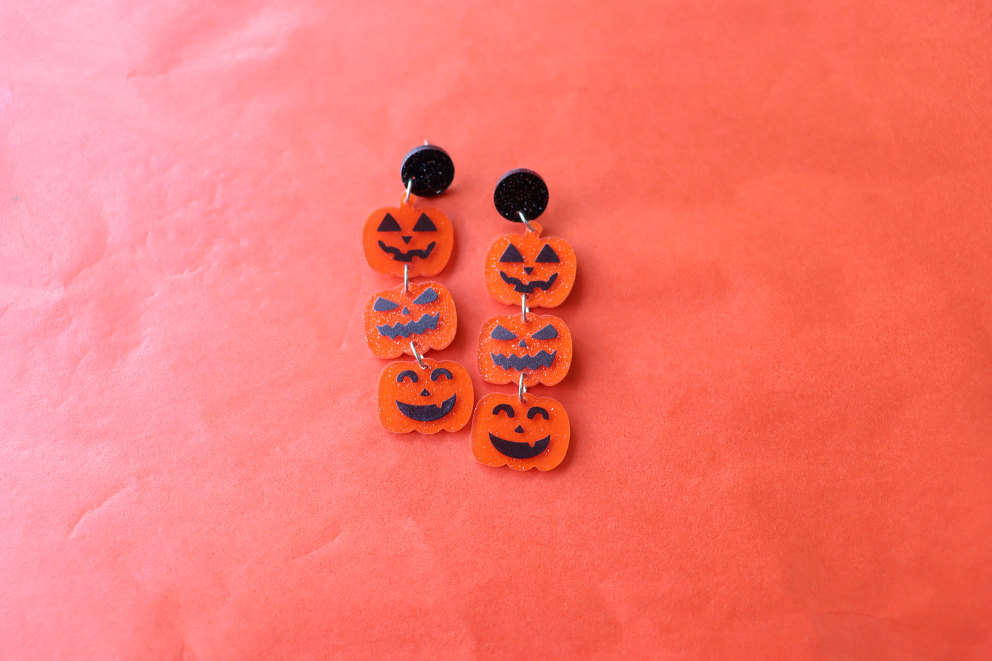 "You're the Pick of the Patch" Pumpkin Earrings