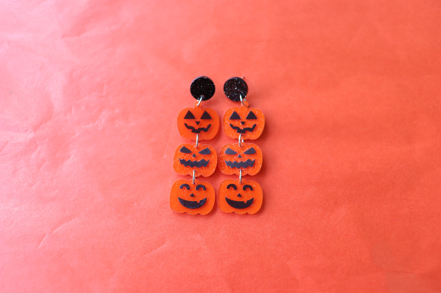 "You're the Pick of the Patch" Pumpkin Earrings