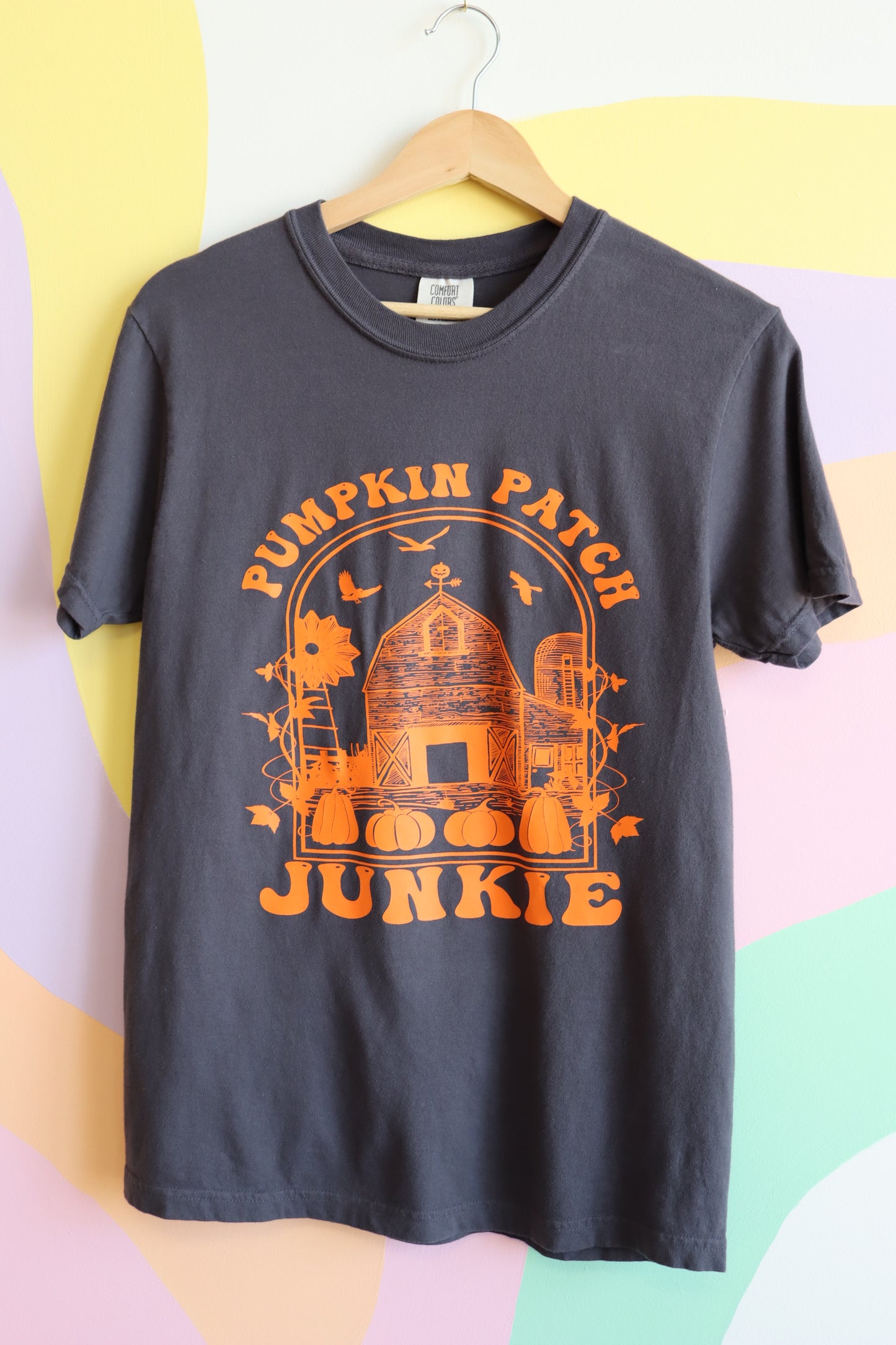 "Pumpkin Patch Junkie" Graphic T-Shirt