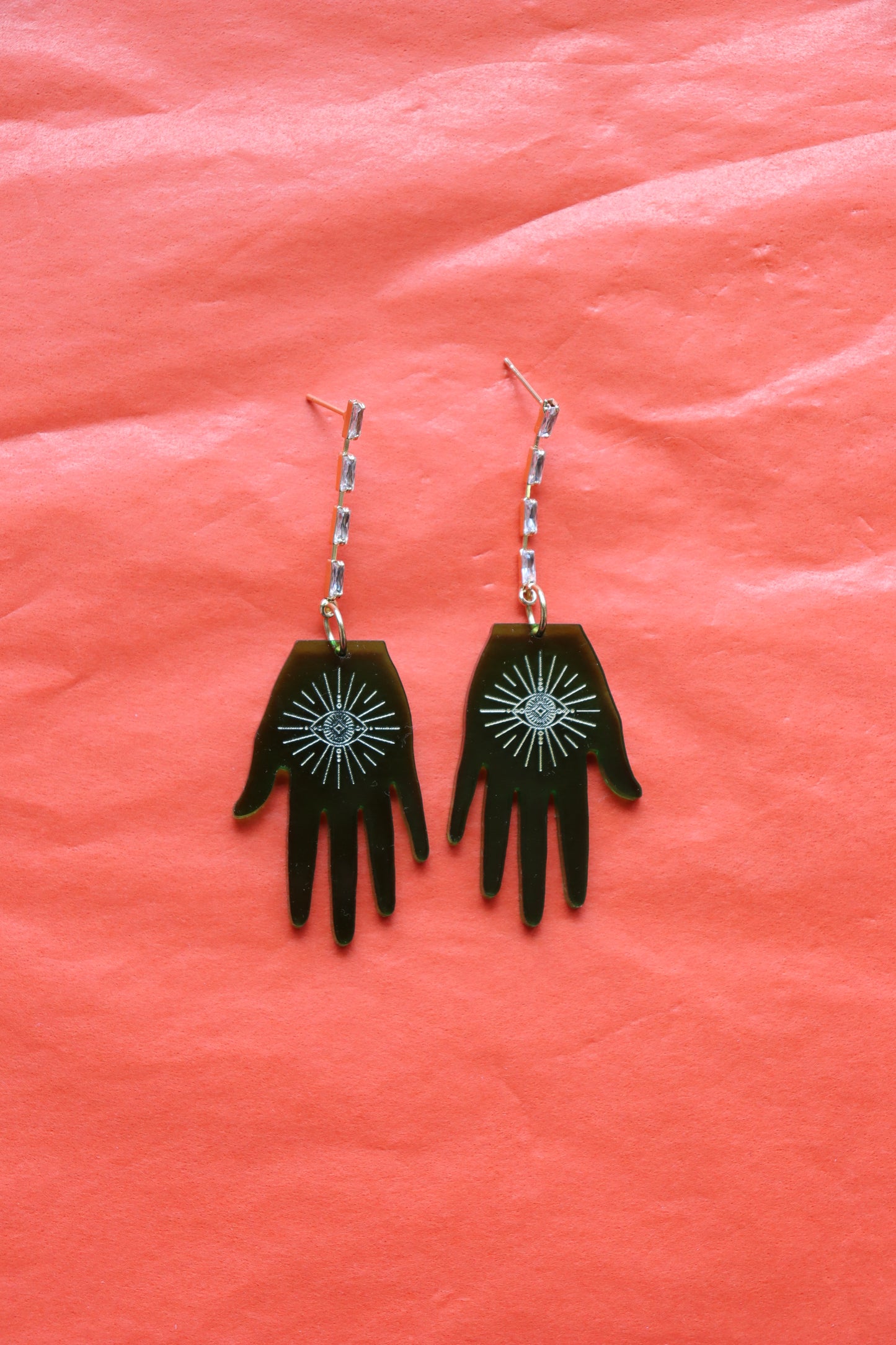 Witch Upon a Star Hand Earrings