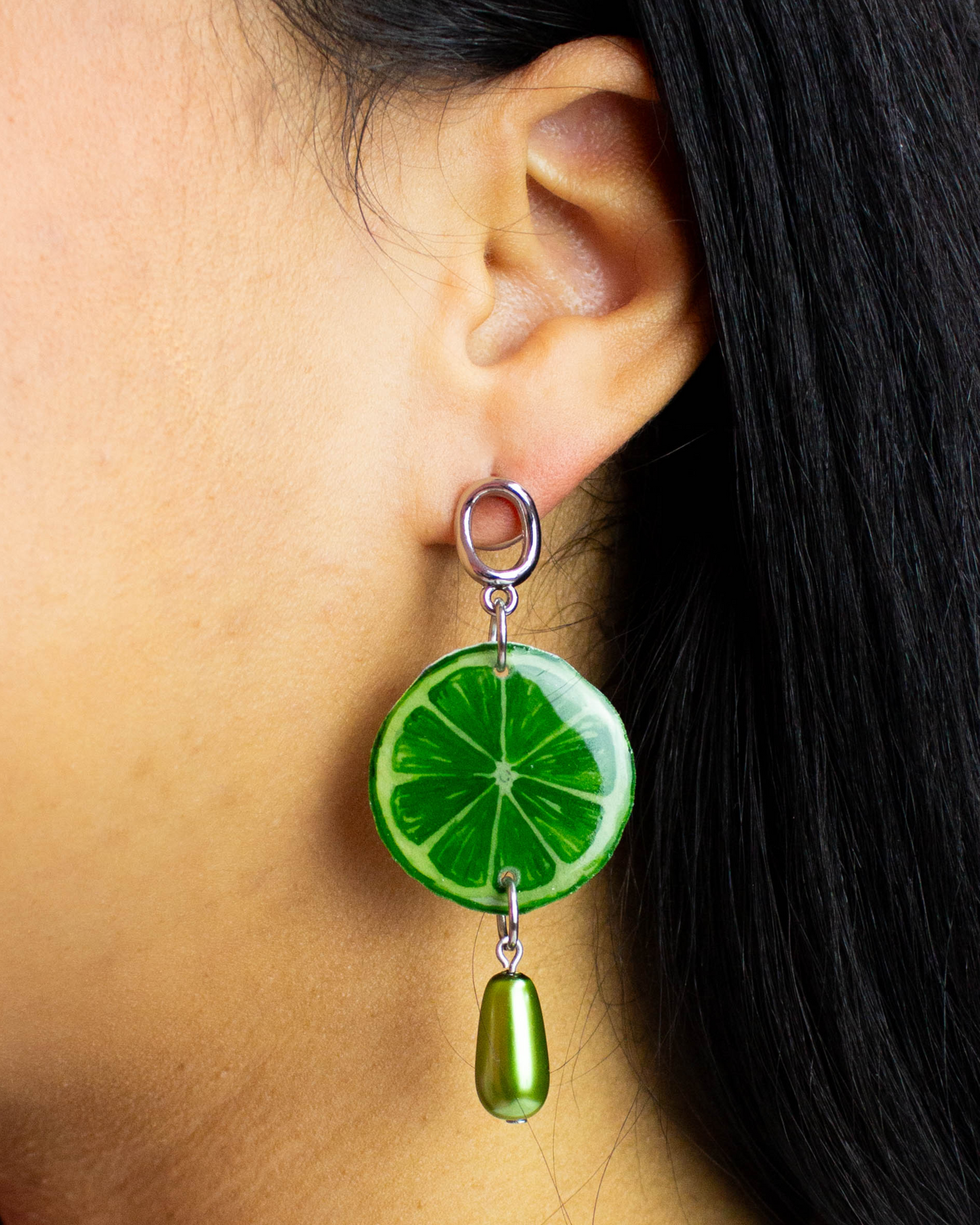 Lime Drop Earrings