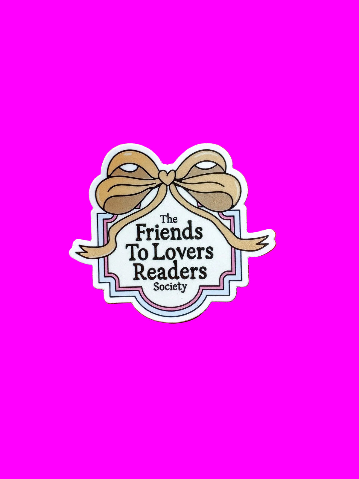 Friends to Lovers Readers Society Bookish Sticker