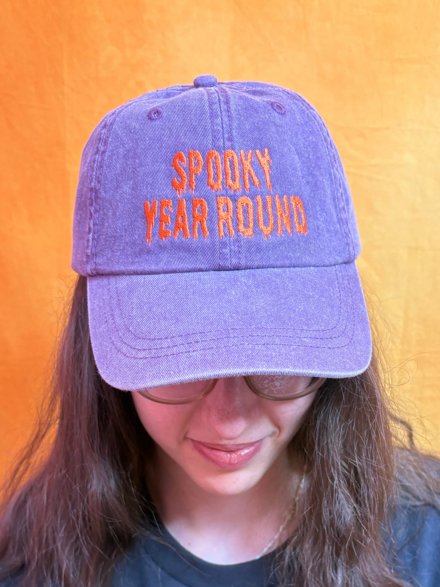 Spooky Year Round Embroidered Hat