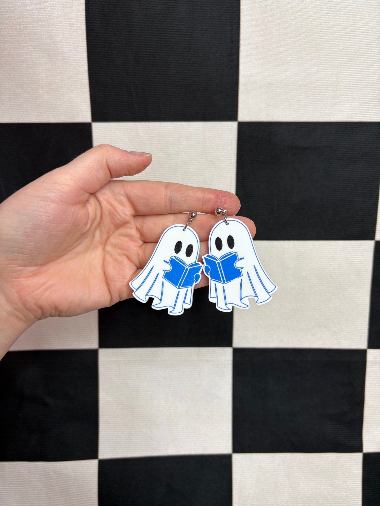 Haunted Book Club Acrylic Earrings