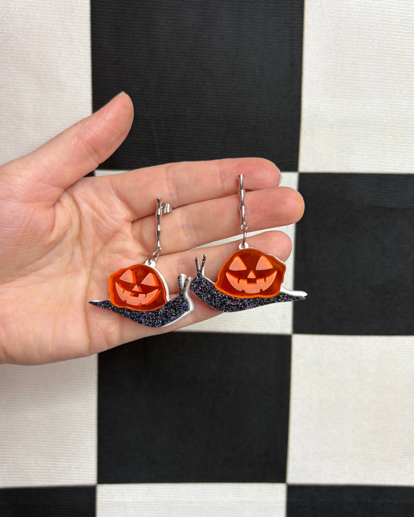 Spooky Snaily Earrings