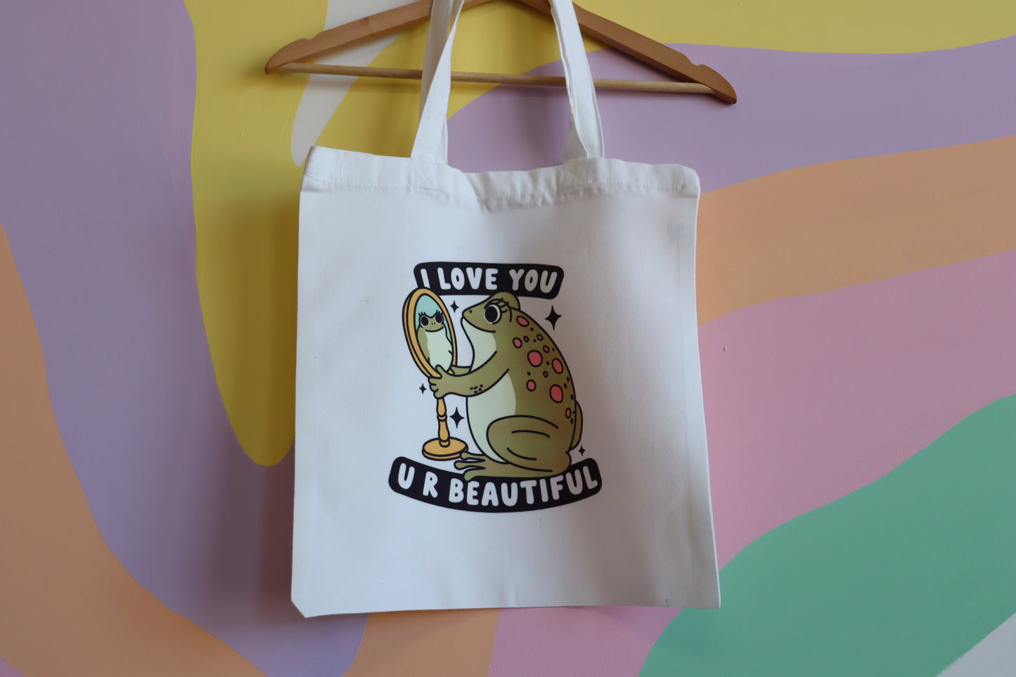 I Love You-Frog Tote Bag
