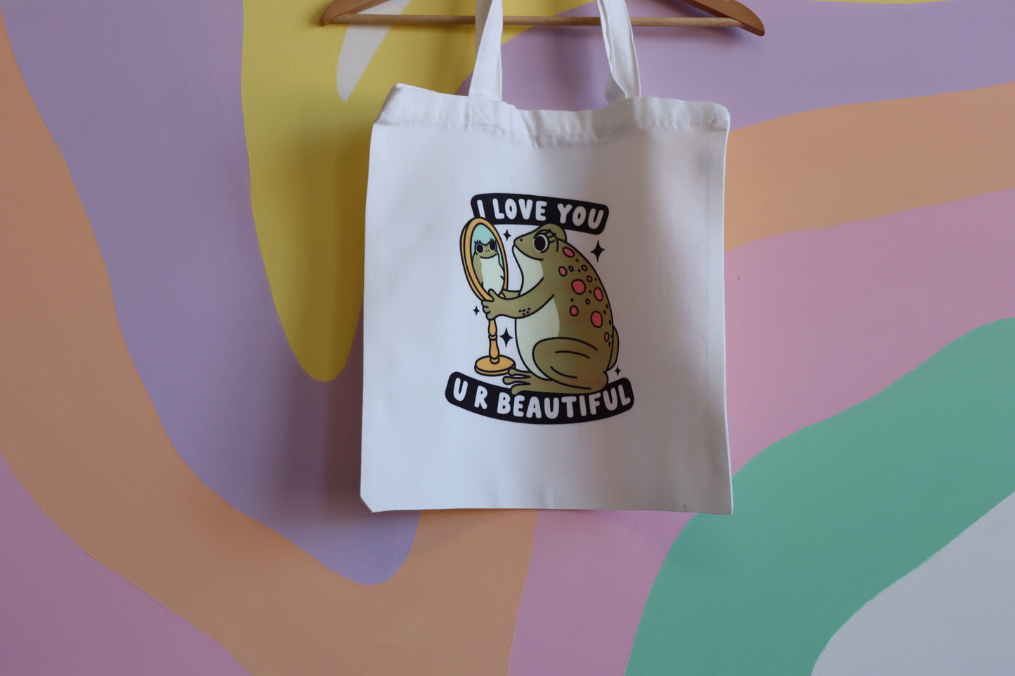 I Love You-Frog Tote Bag