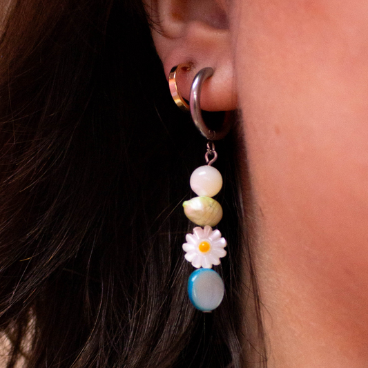 Petals and Pearls Earrings
