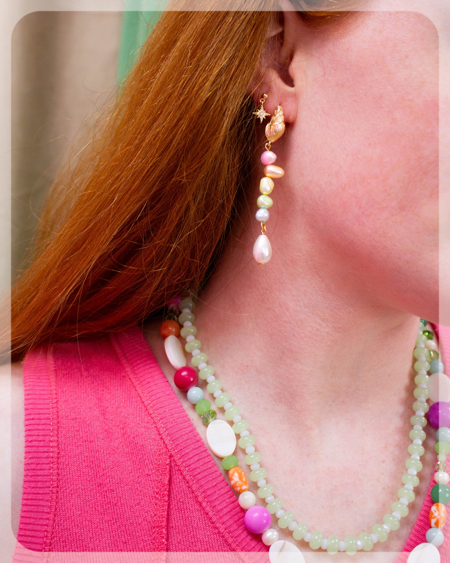 Prismatic Pearls Earrings