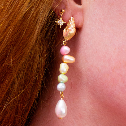 Prismatic Pearls Earrings