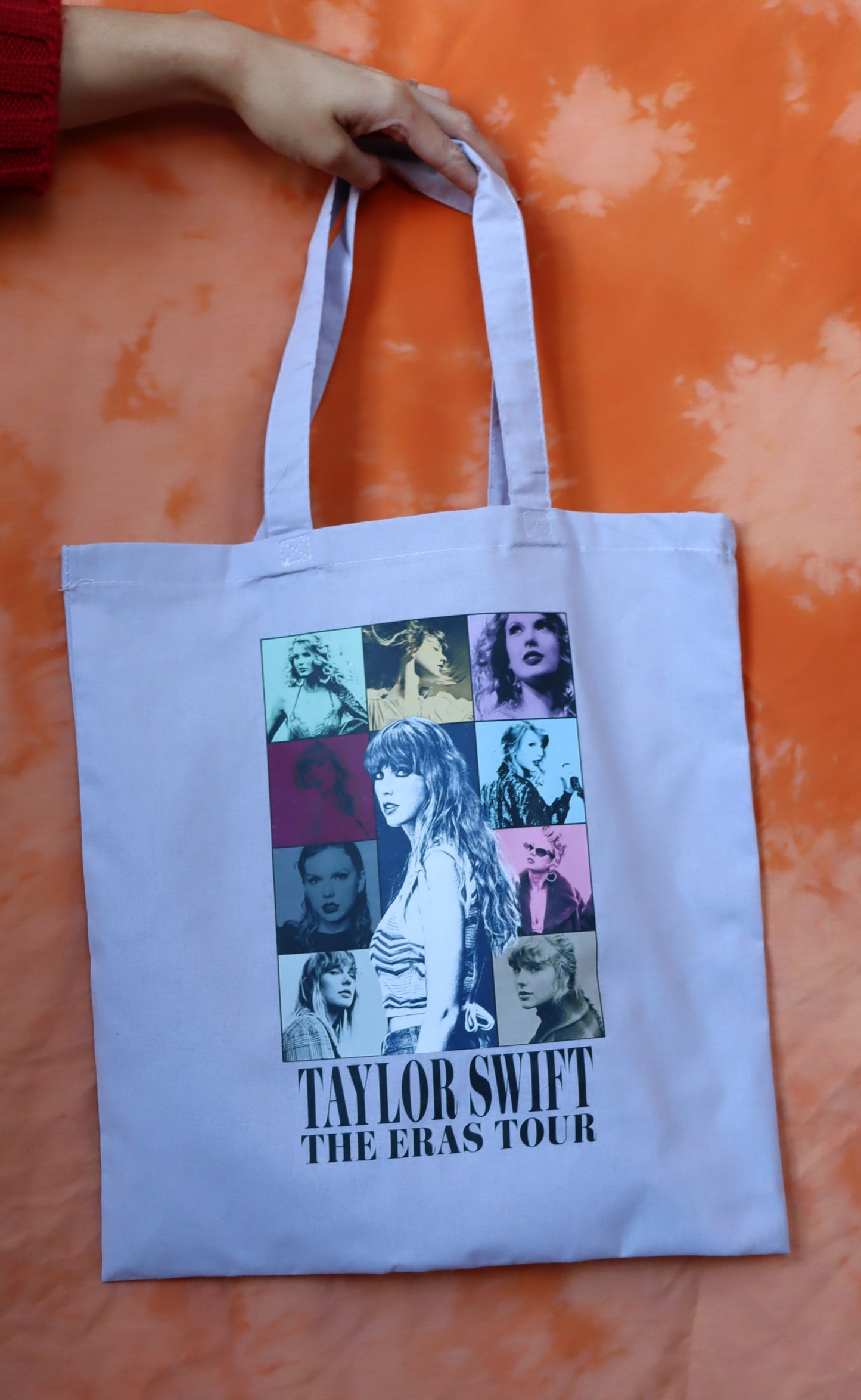 Colorful Graphic Print Tote bags