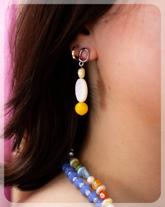 Pineapple Pearl Earrings
