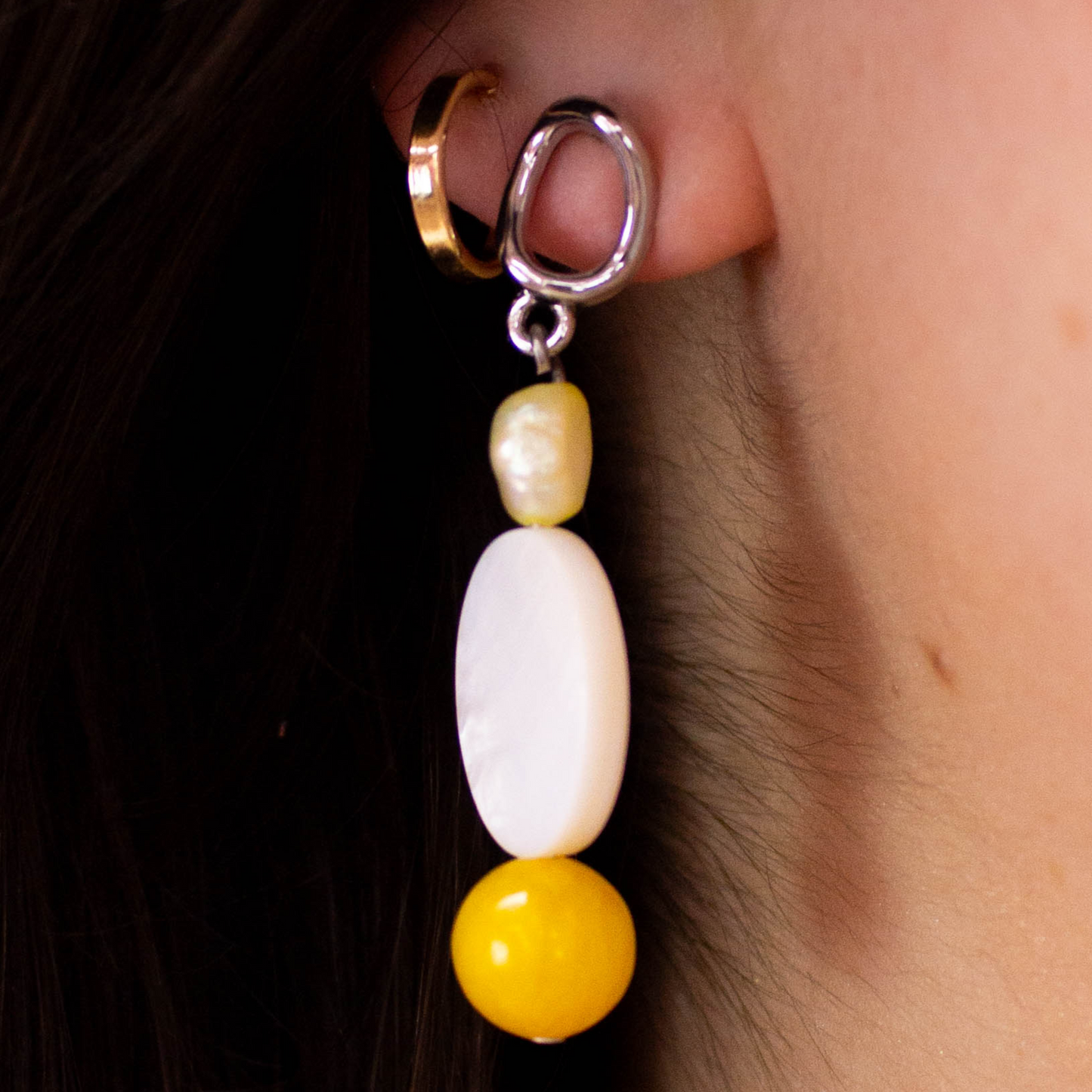Pineapple Pearl Earrings