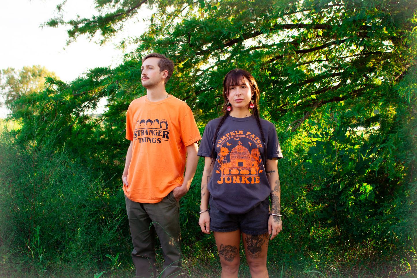 "Pumpkin Patch Junkie" Graphic T-Shirt