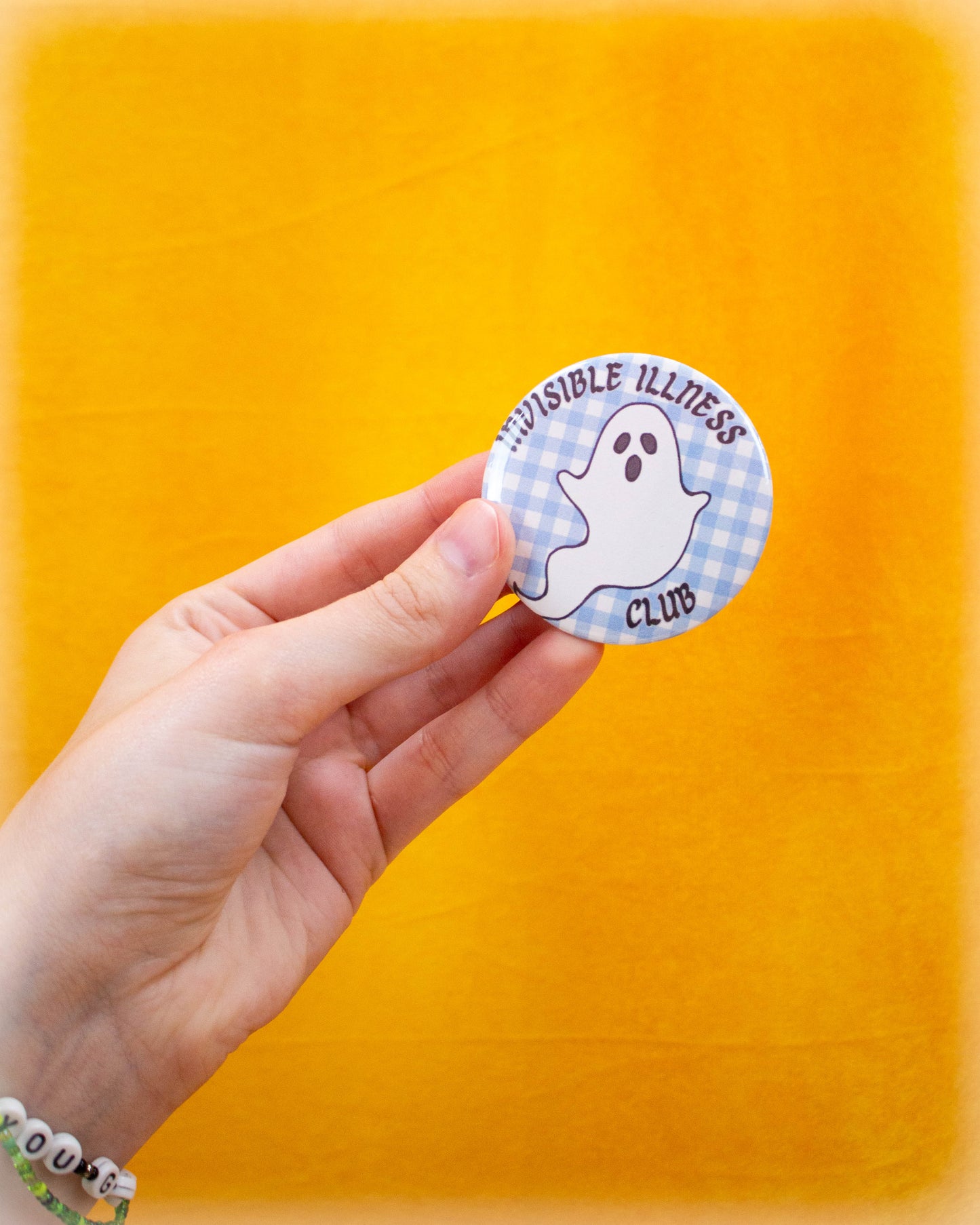 "Invisible Illness Club" Pinback Button