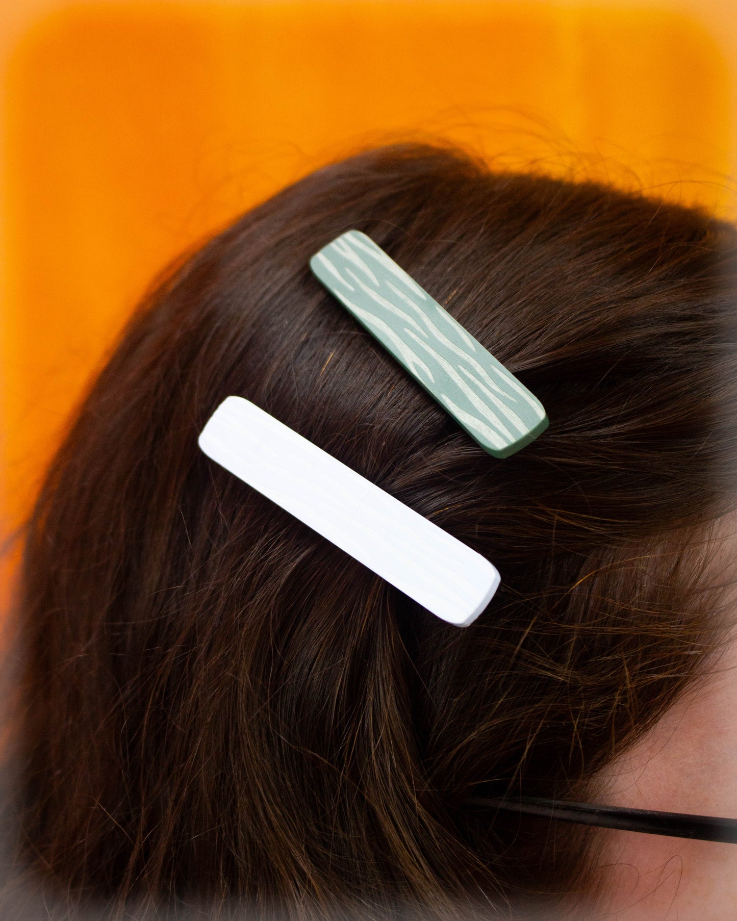Zebra Stripe Barrettes