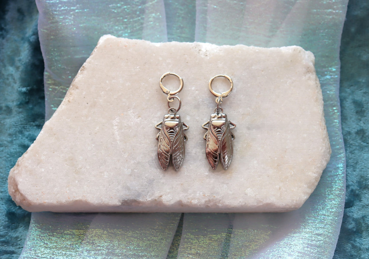 Cicada Charm Earrings