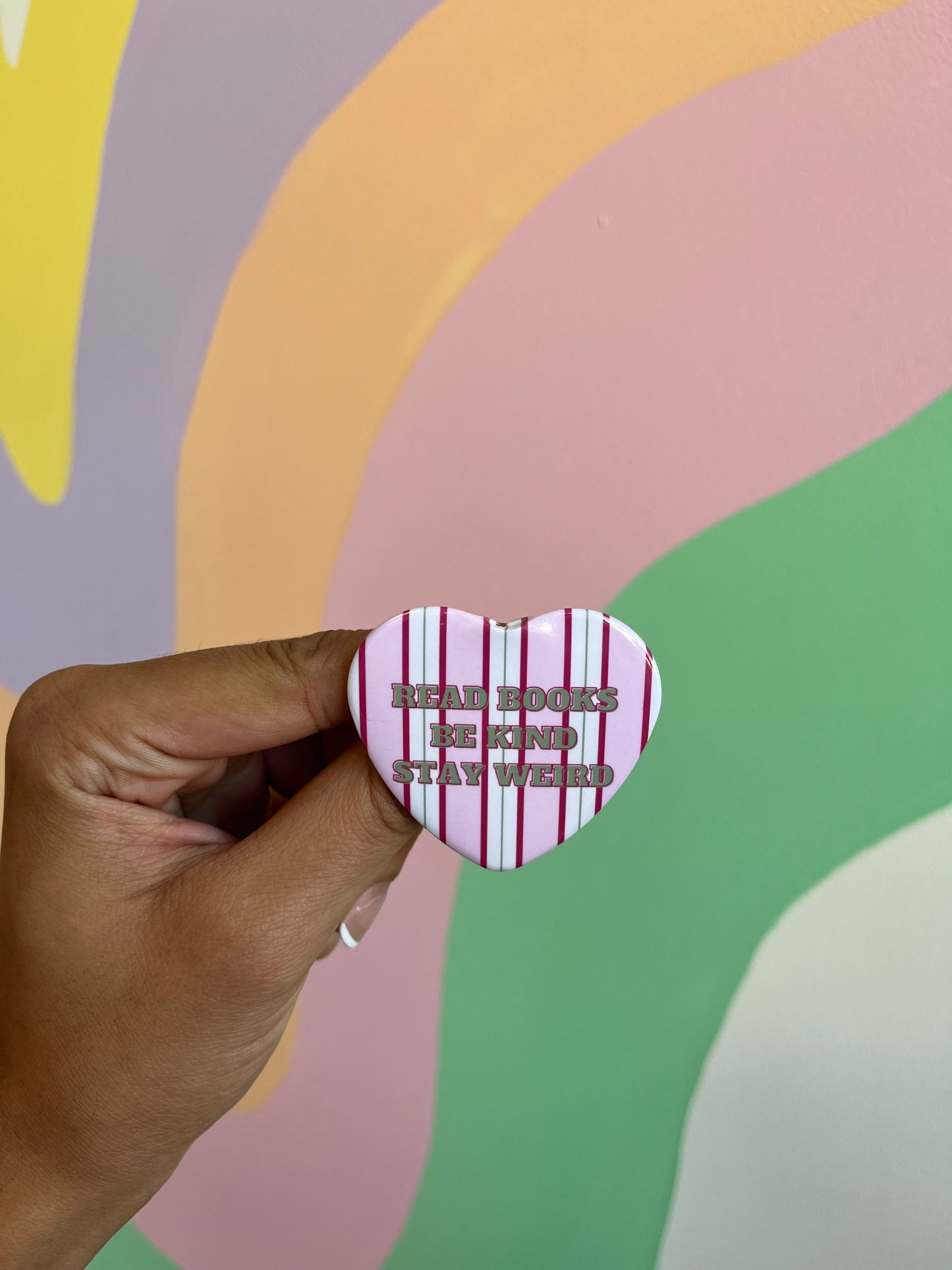 Read Books Be Kind Stay Weird Pin