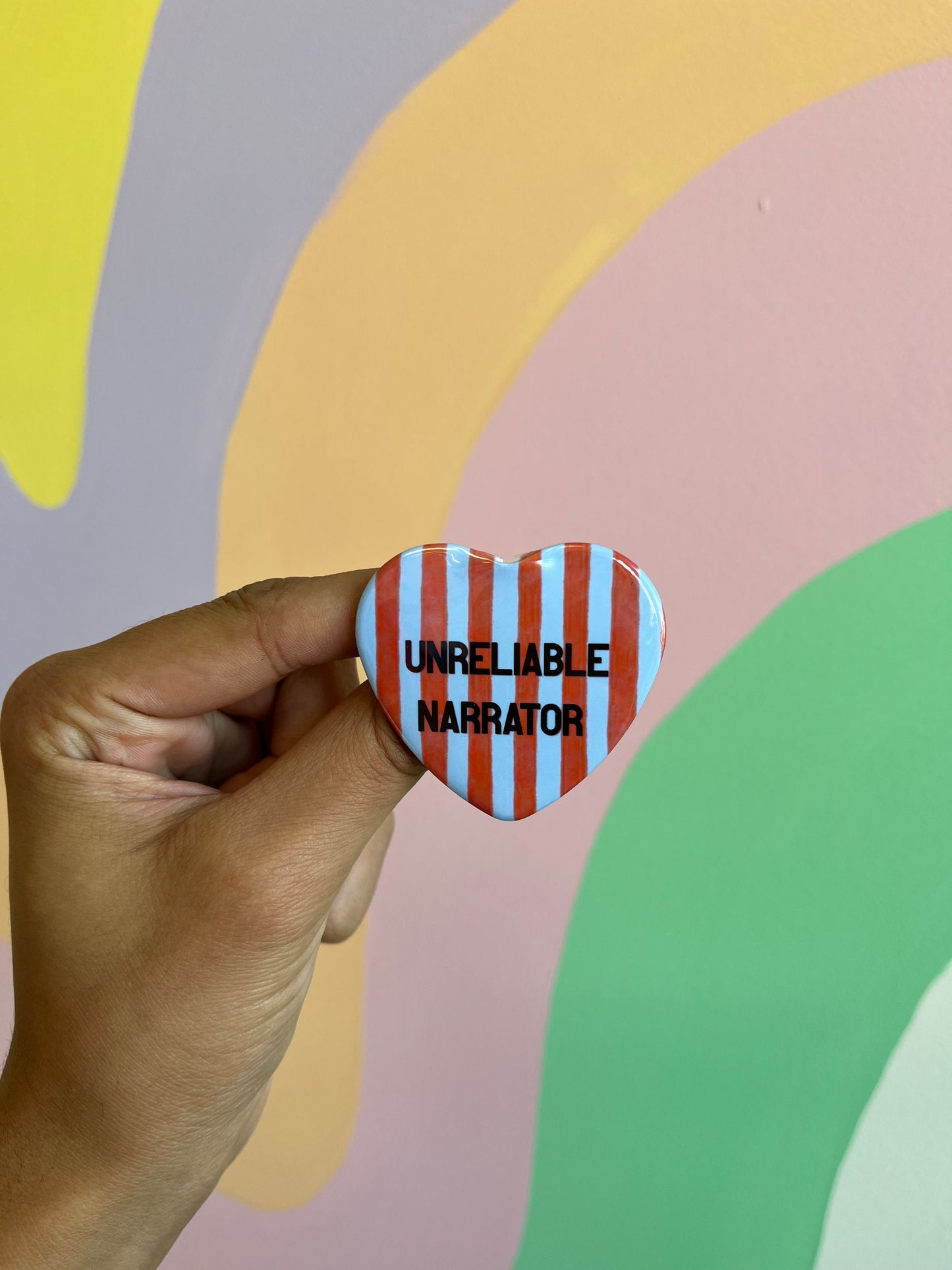 Unreliable Narrator Pin