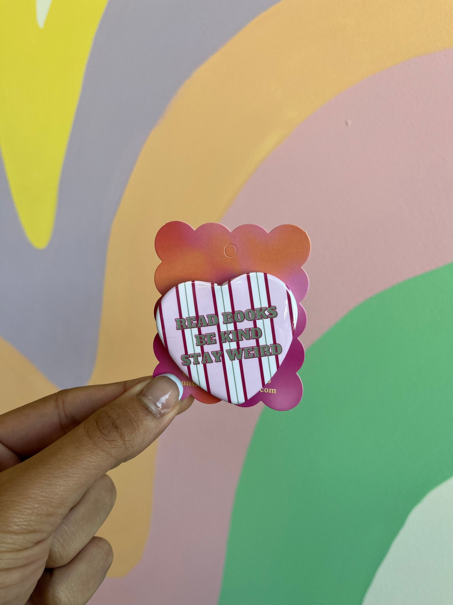 Read Books Be Kind Stay Weird Pin