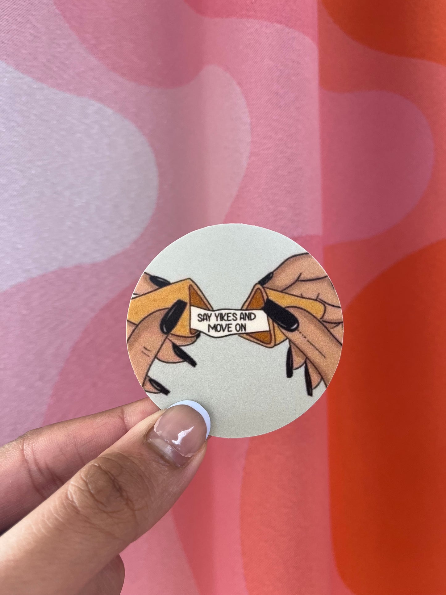 *SALE* Blurry Say Yikes And Move On Sticker