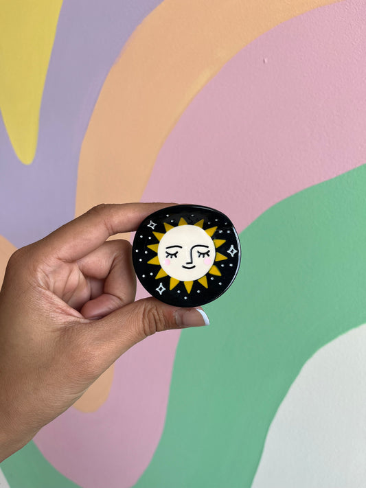 Sun and Moon Hair Claw