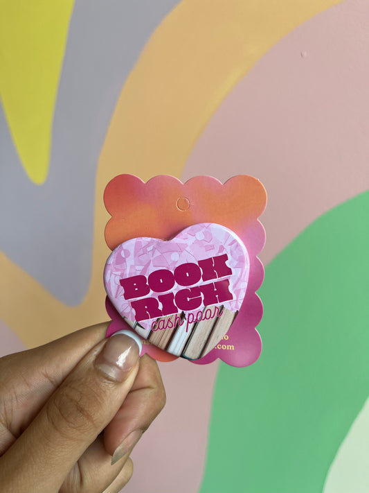 Book Rich Cash Poor Button