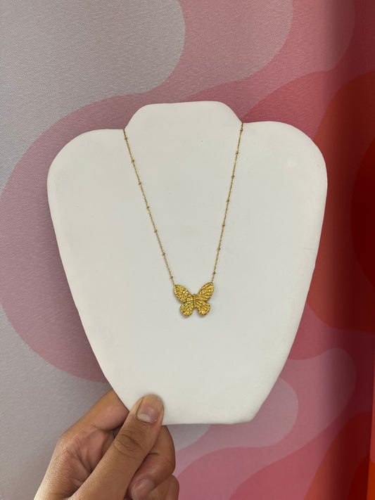 Butterfly Titanium Necklace