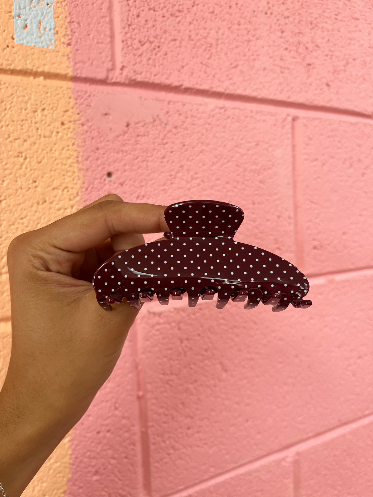 Polka Dot Hair Claws